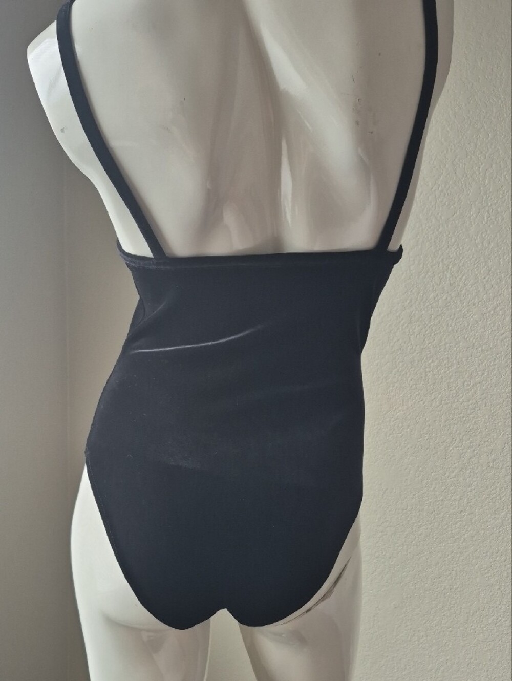 Forever 21 Black Satin Cami Bodysuit - Picture 2 of 4